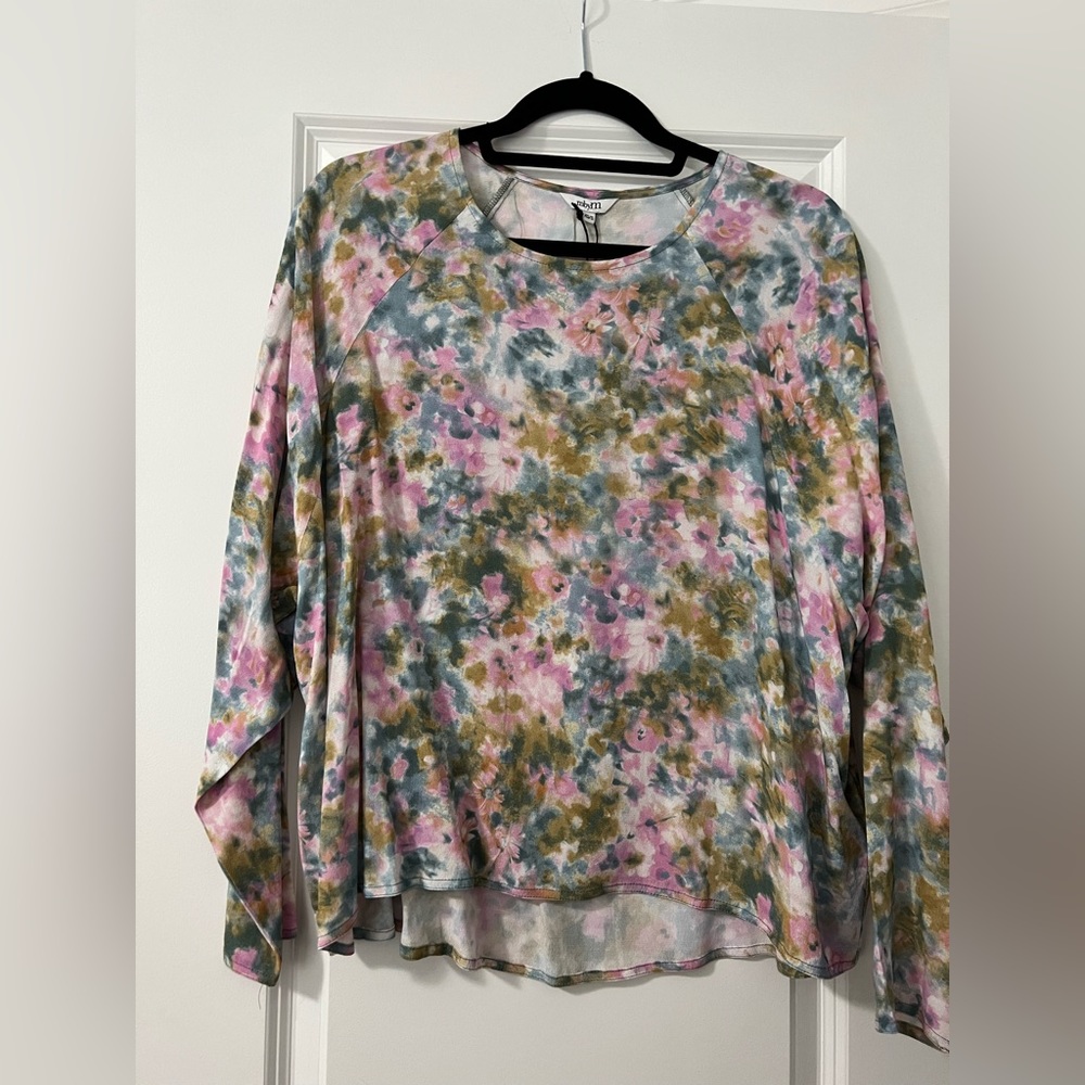 NWT mbym Watercolour Floral Blouse (XS/S)